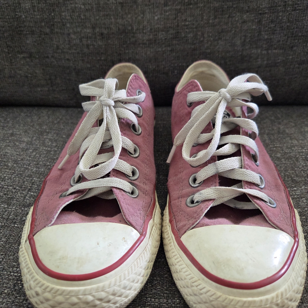 Converse Pink and White Women's Sneakers